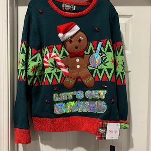 Nwt let’s get baked Christmas sweater